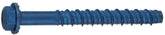Buildex Tapcon 50404 Screw Anchor, Hex Drive, Steel, Metallic, 2 PK